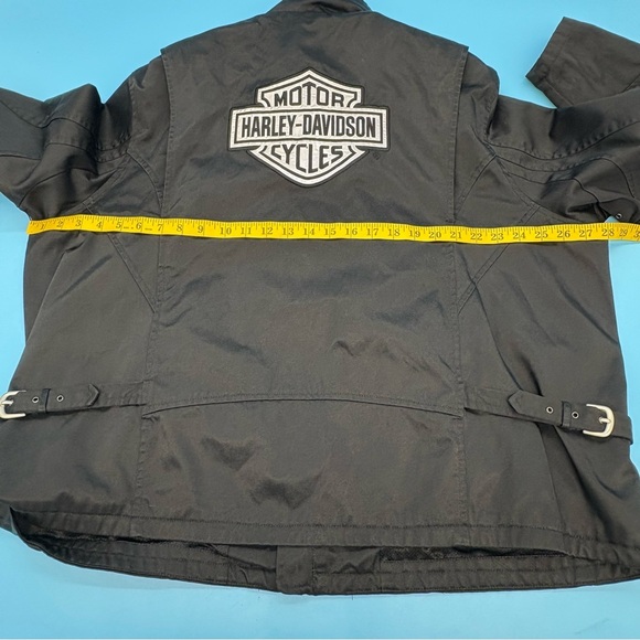 Harley-Davidson Women’s Black Bomber Jacket Size 3W - Picture 4 of 15